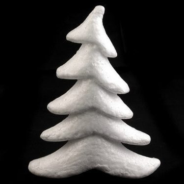Polisztirol fenyő, karácsonyfa 20 cm