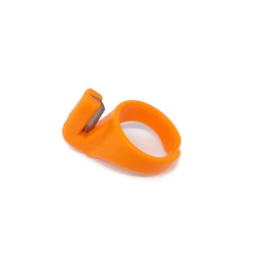 Narancssárga ujj gyűrű, fonalvágó